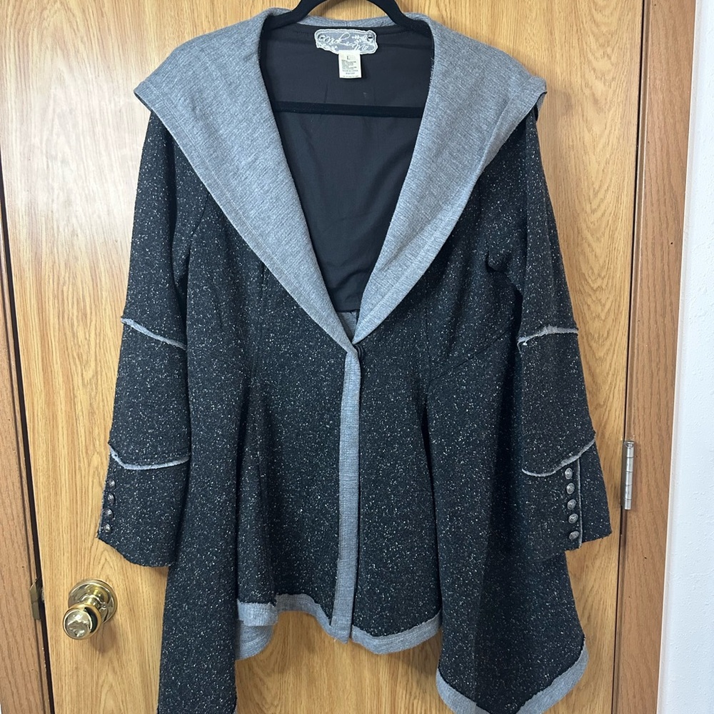 Nick & Mo Black and Gray Women's Jacket